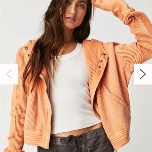Free People - One Mason Hoodie in pomplemouse